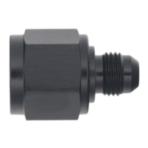 DeatschWerks 10AN Female Flare to 6AN Male Flare Reducer - Anodized Matte Black - 6-02-0219-B