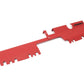 PERRIN 15-21 Subaru WRX/STI Radiator Shroud (With OEM Intake Scoop) - Red - PSP-ENG-512-4RD