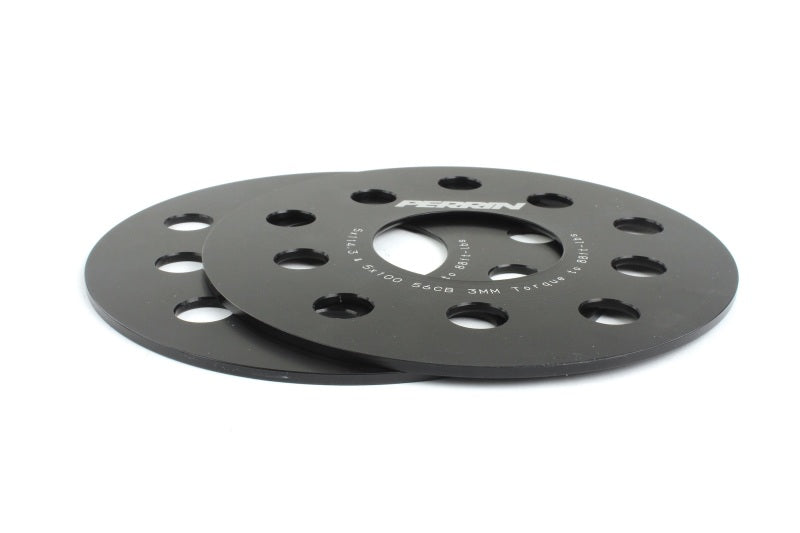 PERRIN Subaru/Toyota/Scion 3mm Wheel Spacers (Slip-On Style/No Studs) 5x114.3/5x100 56mm CB - Pair - PSP-WHL-103BK