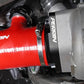 PERRIN 22-24 Subaru WRX / 20-25 LGT & OBXT Turbo Inlet Hose w/Turbo Adapter Flange (Short) - Red - PSP-INT-426RD