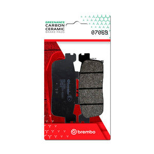 Brembo OE Kymco People/Kymco Xciting/Peugeot Xp Carbon Ceramic Brake Pad - Rear - 07069