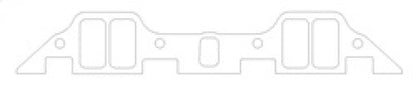 Cometic Chrysler B/RB .125in Fiber Intake Mani Gskt Set-1.229in x 2.310in Rectangle Port - C5611-125
