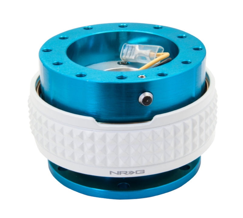 NRG Quick Release Kit - Pyramid Edition - New Blue Body / Glow In The Dark Pyramid Ring - SRK-210NB/GL