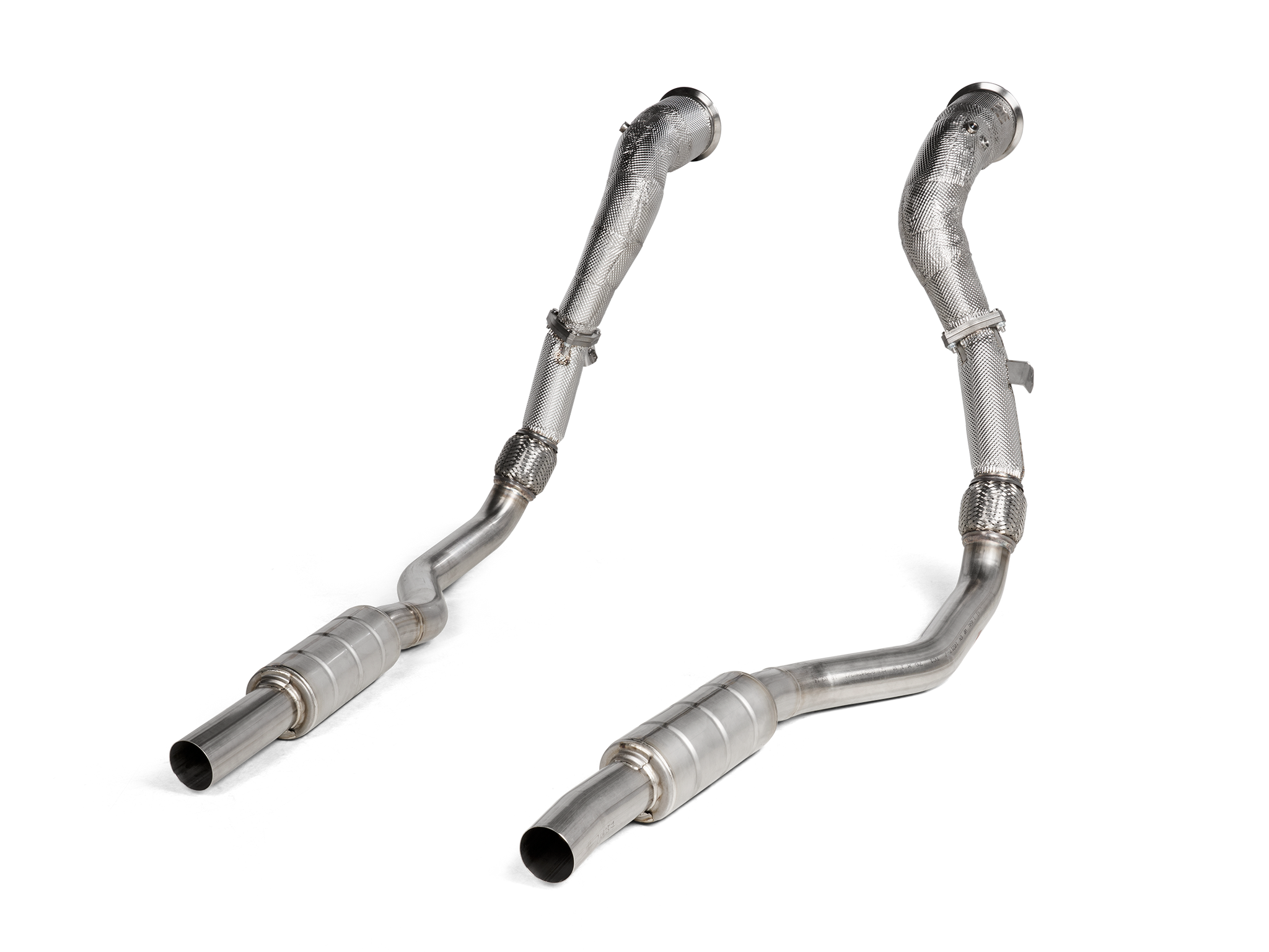 Akrapovic Downpipe / Link pipe set (SS) - Audi RS 6 Avant (C8) 2026+ - DP/L-AU/SS/1 - Revzone