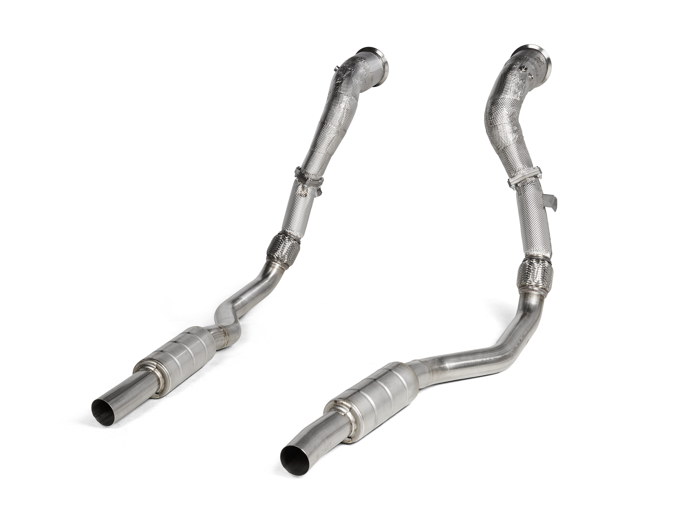 Akrapovic Downpipe / Link pipe set (SS) - Audi RS 6 Avant (C8) 2026+ - DP/L-AU/SS/1 - Revzone