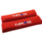 NRG Seat Belt Pads 2.7in. W x 11in. L (Red) Short - 2pc - SBP-27RD