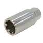 NRG Lug Nut Lock Key Socket Silver - For Use w/ LN-LS500 Style Lug Nuts - LN-KLS500