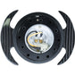 NRG Quick Release Kit Gen 3.0 - Black Body / Black Ring w/ Carbon Fiber Handles - SRK-650CF