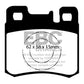 EBC 98-00 Mercedes-Benz E300 TD 3.0 TD Ultimax2 Rear Brake Pads - UD495