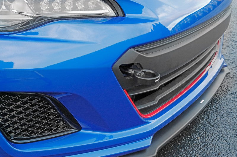 PERRIN 18-21 Subaru WRX & STI / 13-25 BRZ / 17-20 Toyota 86 Tow Hook Kit (Front) - Flat Black - PSP-BDY-235BK