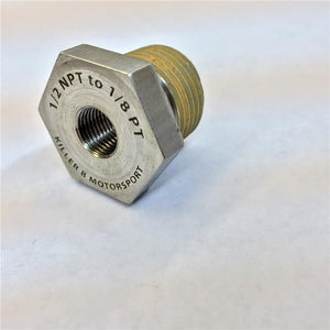 Killer B Oil Temperature Sensor Adapter 1/2NPT to 1/8PT - NPTPT