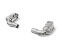 Akrapovic Link Pipe Set w Cat (SS) - Porsche 911 Turbo / Turbo S (991.2) 2019+ - L-PO/SS/2H - Revzone