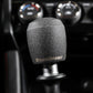 GrimmSpeed Stubby Shift Knob Stainless Steel Black - M12x1.25 - 380002