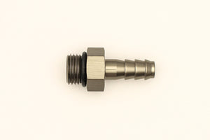 DeatschWerks 6AN ORB Male To 5/16in. Male Triple Barb Fitting (Incl. O-Ring) - 6-02-0502