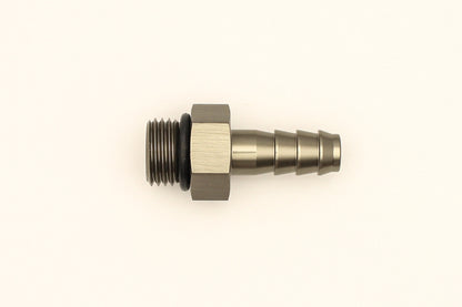 DeatschWerks 6AN ORB Male To 5/16in. Male Triple Barb Fitting (Incl. O-Ring) - 6-02-0502
