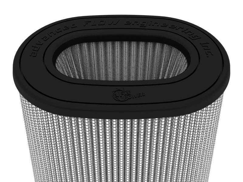 aFe Magnum FLOW Pro DRY S Air Filter 6.75x4.75 Flange 8.25x6.25 Base (Mt2) 7.25x5 Top 8.5 Height - 21-91101