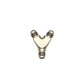DeatschWerks 6AN Male Flare + 6AN Male Flare to 6AN Male Flare Y Block Fitting - 6-02-0701