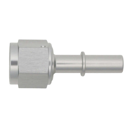 DeatschWerks 8AN Female Flare Swivel to 3/8in Male EFI Quick Disconnect - Anodized DW Titanium - 6-02-0133