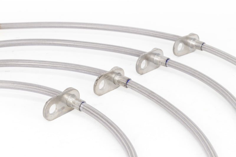 Goodridge 17-18 Honda Civic (Base/LX/EX) Stainless Steel Brake Line Kit - 20042