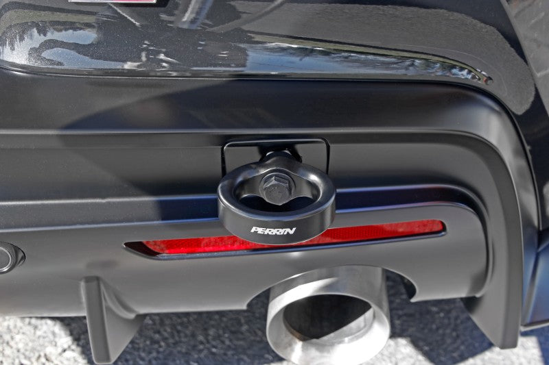PERRIN 20-25 Toyota Supra Tow Hook Kit (Rear) - Black - PTP-BDY-250BK