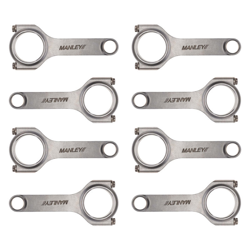 Manley Chevy Small Block 6.000in H Beam w/ ARP 2000 Connecting Rods - Single - 14054R-1