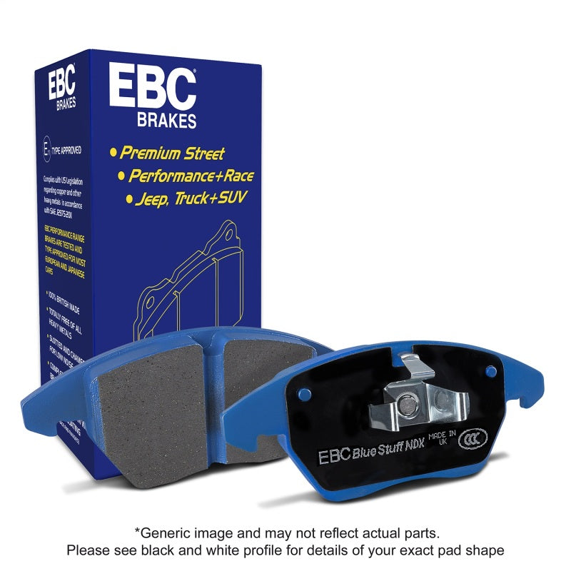 EBC 04-06 Audi TT Quattro 3.2 Bluestuff Rear Brake Pads - DP5680NDX