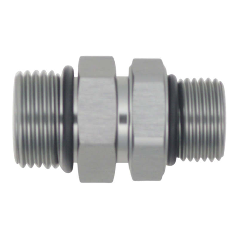 DeatschWerks 8AN ORB Male to 10AN ORB Male Swivel Adapter - Anodized DW Titanium - 6-02-0425