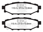 EBC 08-10 Subaru Impreza 2.5 Bluestuff Rear Brake Pads - DP51584NDX
