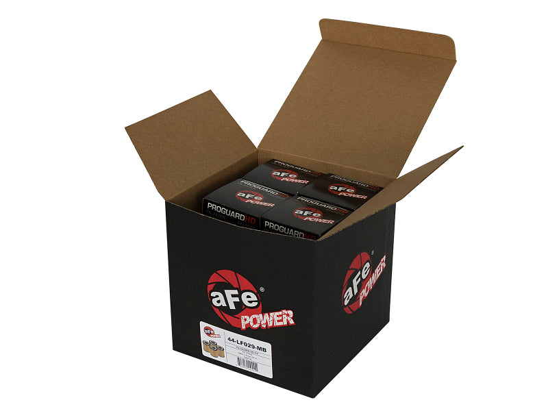 aFe Pro GUARD D2 Oil Filter 06-19 BMW Gas Cars L6-3.0T N54/55 - 4 Pack - 44-LF029-MB