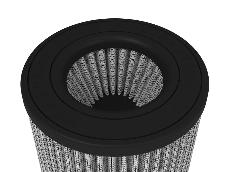 aFe MagnumFLOW Pro DRY S Universal Air Filter 3.5in. F / 5in. B mtm2 / 4.5in. inv T / 7.5in. H - 21-91103