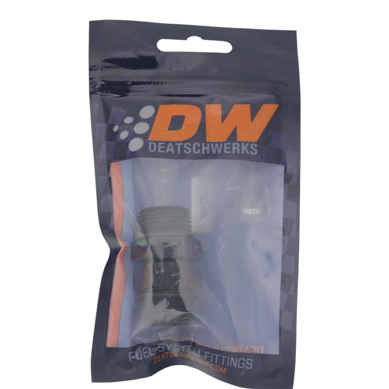 DeatschWerks 10AN ORB Male to 10AN ORB Male Swivel Adapter - Anodized Matte Black - 6-02-0421-B