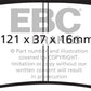 EBC 03-04 Cadillac XLR 4.6 Ultimax2 Rear Brake Pads - UD732