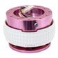 NRG Quick Release Kit - Pyramid Edition - Pink Body / Glow In The Dark Pyramid Ring - SRK-210PK/GL