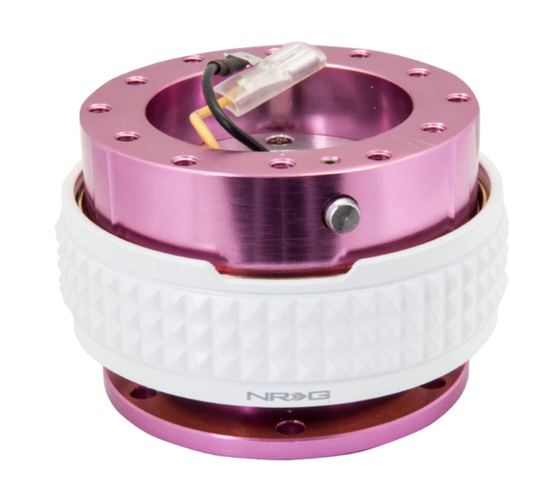 NRG Quick Release Kit - Pyramid Edition - Pink Body / Glow In The Dark Pyramid Ring - SRK-210PK/GL