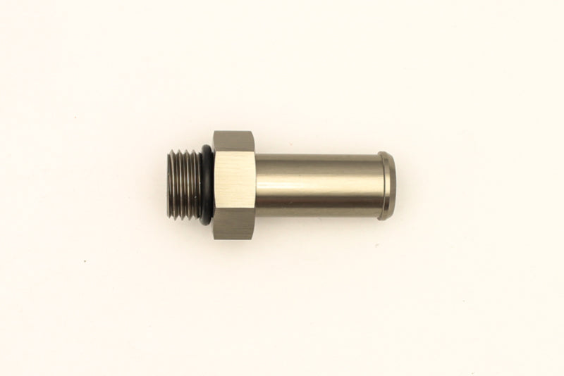 DeatschWerks 6AN ORB Male To 1/2in Barb Fitting (Single Barb - Incl O-Ring) - 6-02-0503