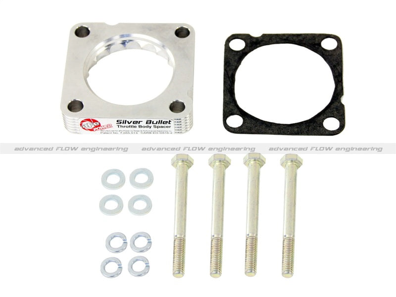 aFe Silver Bullet Throttle Body Spacer 12 Honda Civic Si  / 08-12 Honda Accord / 09-12 Acura TSX - 46-37001
