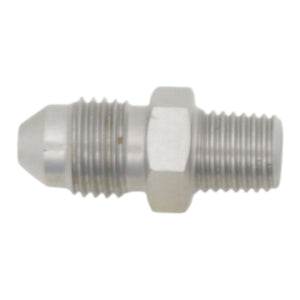 DeatschWerks 3AN Male Flare to 1/16in NPT Male - Anodized Stainless Steel - 6-02-0907