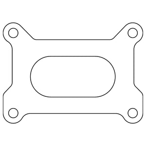 Cometic Holley 2 Barrel 500 CFM .039in Fiber Carburetor Gasket - 3.640in x 1.750in - Open Plenum - C15184