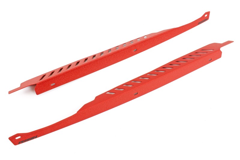 PERRIN 08-14 Subaru WRX/STI / 08-11 Impreza Fender Shroud Set - Red - PSP-ENG-549RD
