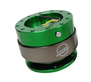 NRG Quick Release Gen 2.0 - Green Body / Green Ring - SRK-200GN