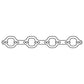 Cometic Ford Windsor .060in HTS Exhaust Mani Gskt Set-1.422in x 1.625in - C15651-060