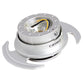 NRG Quick Release Kit Gen 3.0 - Silver Body / Silver Ring w/Handles - SRK-650SL