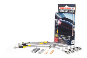 Goodridge 15-16 Subaru STi (w/ Brembo Calipers) Stainless Steel Brake Line Kit - 24225