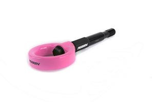 PERRIN 15-17 Subaru WRX & STI / 13-17 Crosstrek / 12-16 Impreza Tow Hook Kit (Front) - Hyper Pink - PSP-BDY-232HP