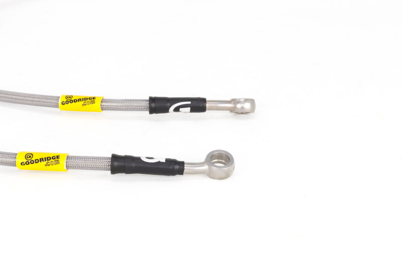 Goodridge 17-18 Honda Civic (Base/LX/EX) Stainless Steel Brake Line Kit - 20042