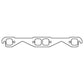 Cometic Chevrolet Gen-1 Small Block V8 .060in HTS Exhaust Manifold Gasket Set - 1.5in Square Port - C15612-060