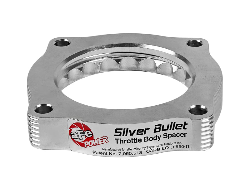 aFe Silver Bullet Throttle Body Spacers TBS BMW 335i (N54) 07-11 135i/535i 08-10 L6-3.0L (tt) - 46-31002