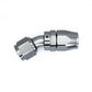 DeatschWerks 10AN Female Swivel 30-Degree Hose End CPE - Anodized Titanium - 6-02-0824