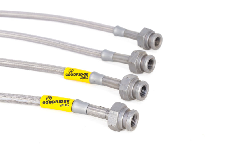 Goodridge 92-95 Honda Civic All Models w/ Rear Drum / 93-00 Del Sol Rear Drum SS Brake Lines - 20015