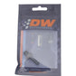 DeatschWerks 1/8in NPT Male Thread 1/4in Hose Barb - Anodized Matte Black - 6-02-0915-B
